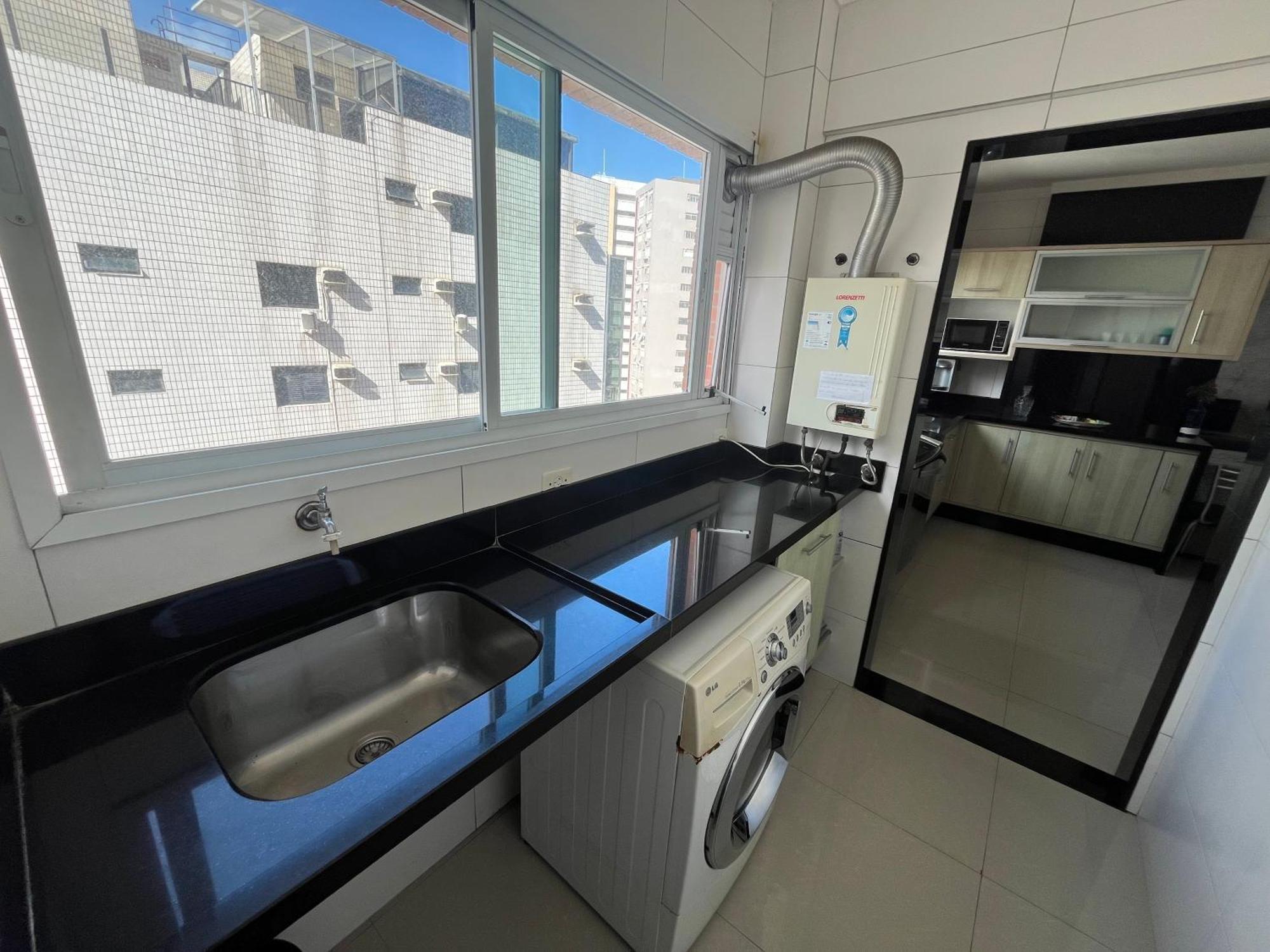 Apartamento A Beira-Mar Com Duas Garagens Santos  Exterior foto